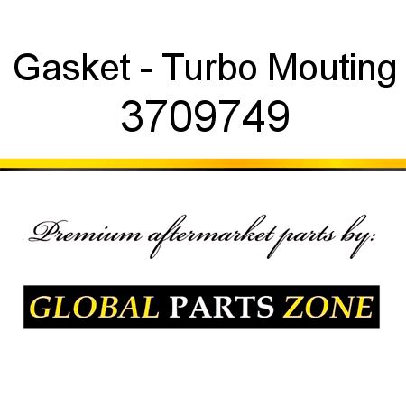 Gasket - Turbo Mouting 3709749