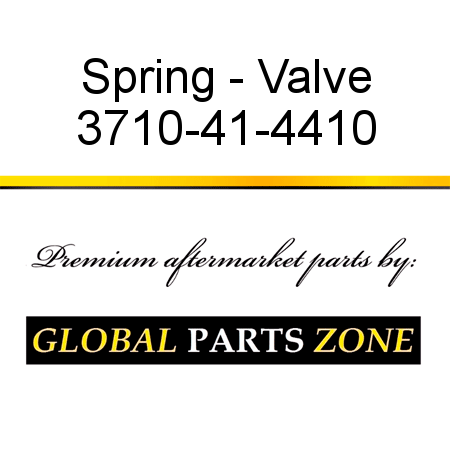 Spring - Valve 3710-41-4410