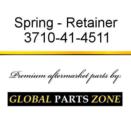 Spring - Retainer 3710-41-4511