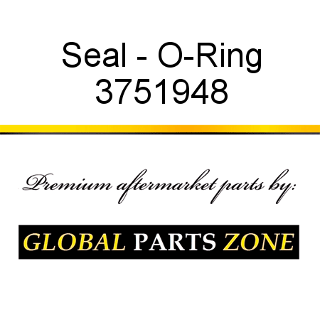 Seal - O-Ring 3751948