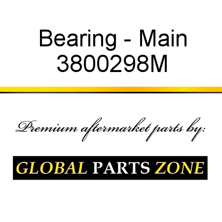 Bearing - Main 3800298M