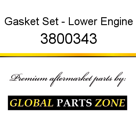 Gasket Set - Lower Engine 3800343