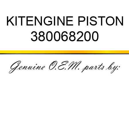 KIT,ENGINE PISTON 380068200