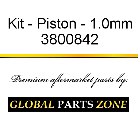 Kit - Piston - 1.0mm 3800842