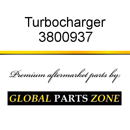 Turbocharger 3800937