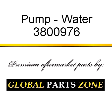 Pump - Water 3800976