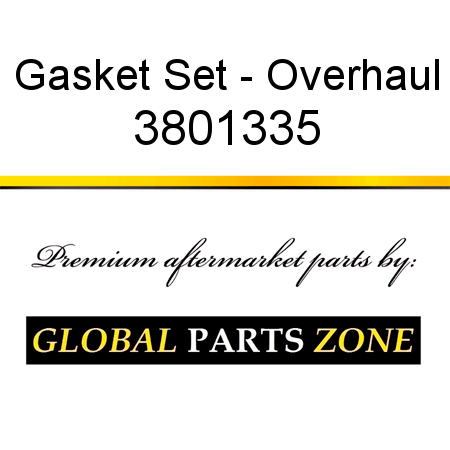 Gasket Set - Overhaul 3801335