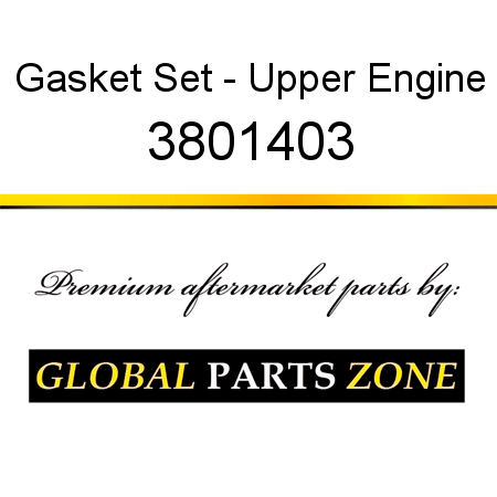 Gasket Set - Upper Engine 3801403
