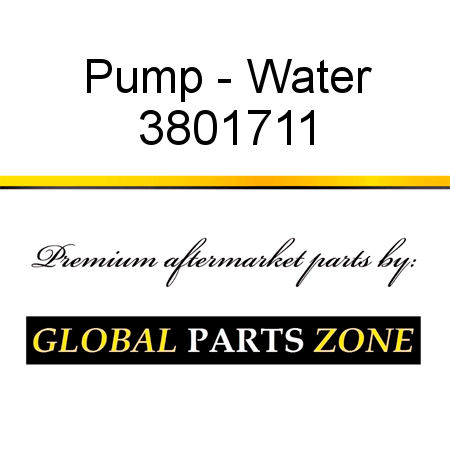 Pump - Water 3801711