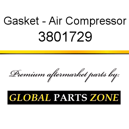 Gasket - Air Compressor 3801729