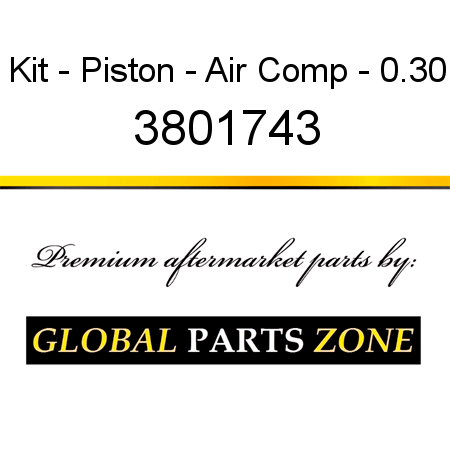 Kit - Piston - Air Comp - 0.30 3801743