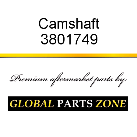 Camshaft 3801749
