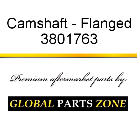 Camshaft - Flanged 3801763