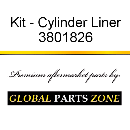 Kit - Cylinder Liner 3801826