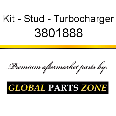 Kit - Stud - Turbocharger 3801888
