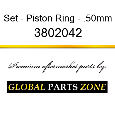 Set - Piston Ring - .50mm 3802042