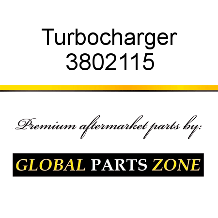Turbocharger 3802115