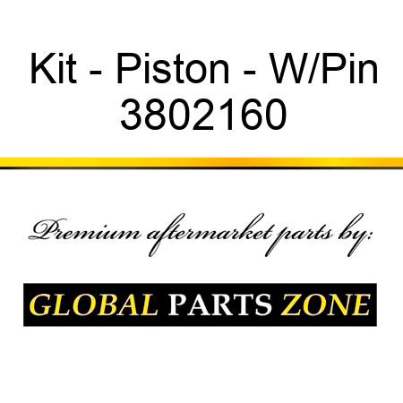 Kit - Piston - W/Pin 3802160