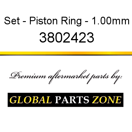Set - Piston Ring - 1.00mm 3802423