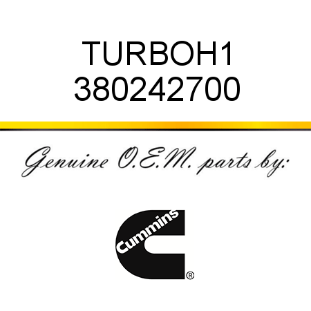 TURBO,H1 380242700