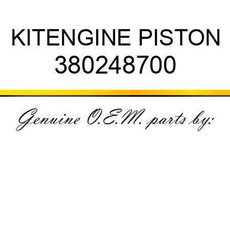 KIT,ENGINE PISTON 380248700