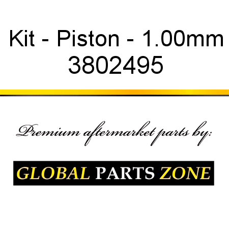 Kit - Piston - 1.00mm 3802495