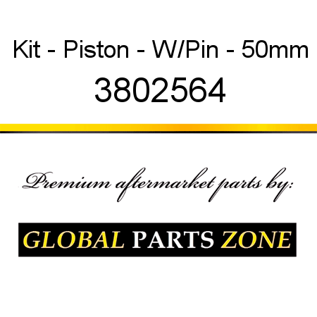 Kit - Piston - W/Pin - 50mm 3802564