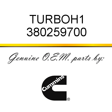 TURBO,H1 380259700