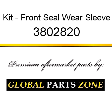 Kit - Front Seal Wear Sleeve 3802820