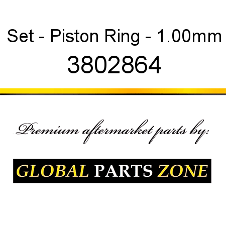 Set - Piston Ring - 1.00mm 3802864