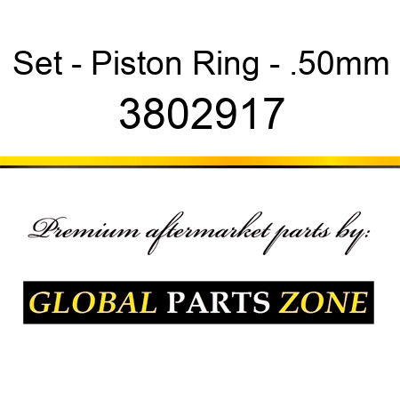 Set - Piston Ring - .50mm 3802917