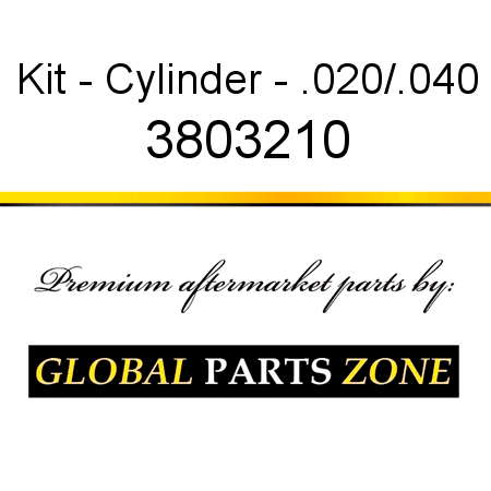Kit - Cylinder - .020/.040 3803210