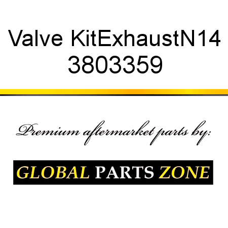 Valve Kit,Exhaust,N14 3803359
