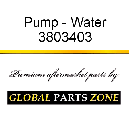 Pump - Water 3803403