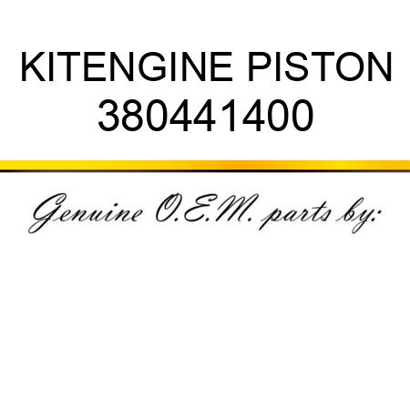 KIT,ENGINE PISTON 380441400