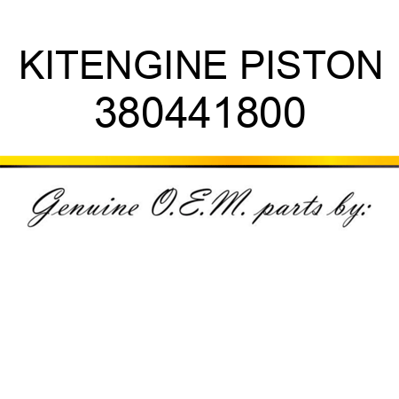 KIT,ENGINE PISTON 380441800