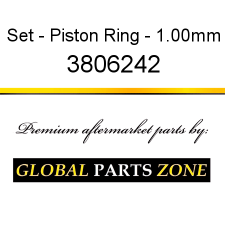 Set - Piston Ring - 1.00mm 3806242