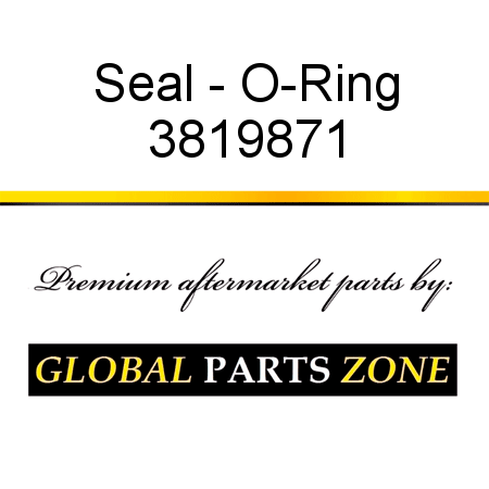 Seal - O-Ring 3819871
