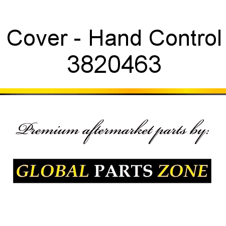 Cover - Hand Control 3820463