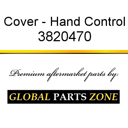 Cover - Hand Control 3820470