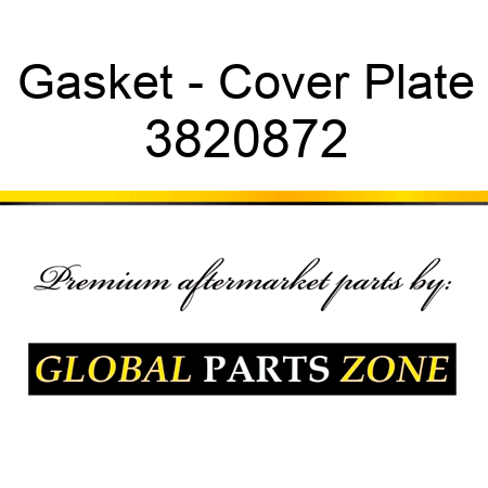 Gasket - Cover Plate 3820872