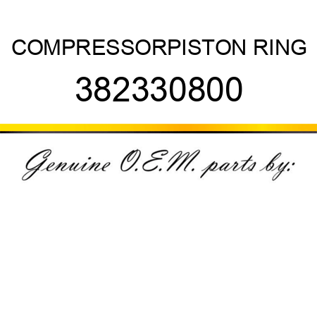 COMPRESSOR,PISTON RING 382330800