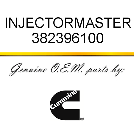 INJECTOR,MASTER 382396100