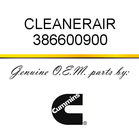 CLEANER,AIR 386600900