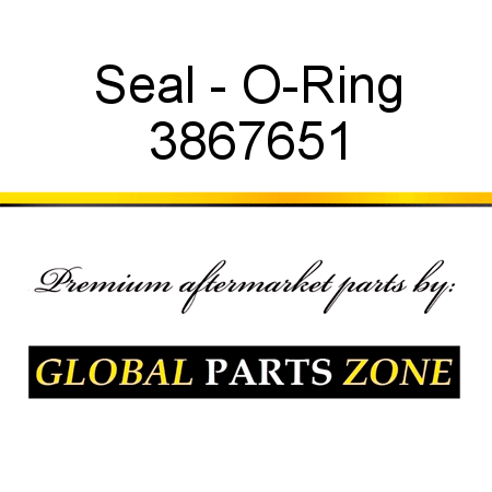 Seal - O-Ring 3867651