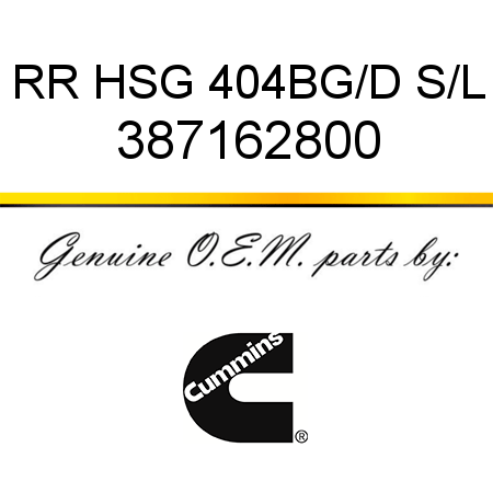 RR HSG 404BG/D S/L 387162800