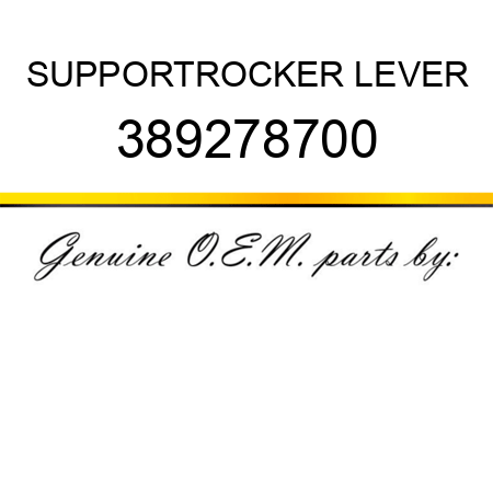 SUPPORT,ROCKER LEVER 389278700