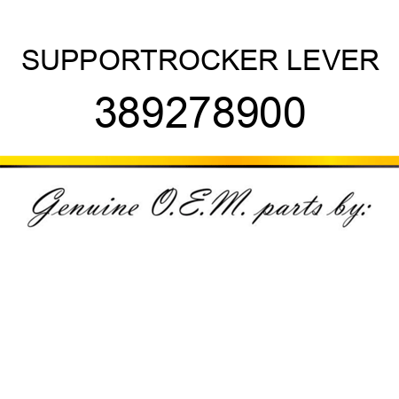 SUPPORT,ROCKER LEVER 389278900