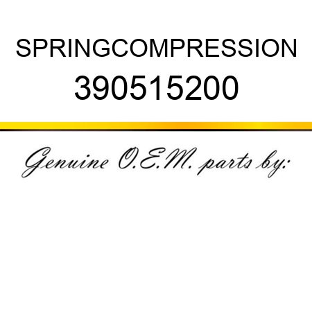 SPRING,COMPRESSION 390515200