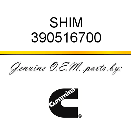 SHIM 390516700